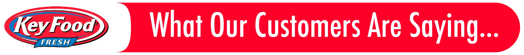What our customers are saying banner